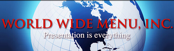 World Wide Menu Covers - 