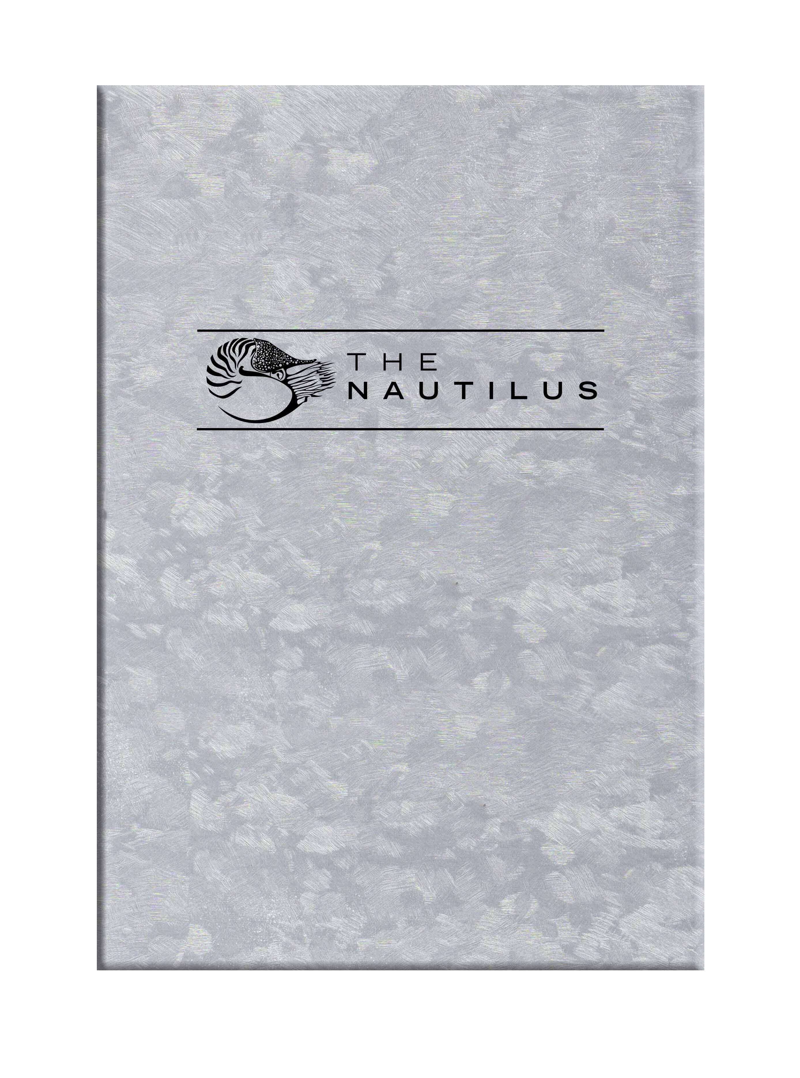 Silver-Metallic-Material-with-Black-Foil-Logo